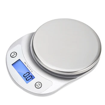 

Portable 5kg Digital Scale LCD Electronic Scales Steelyard Kitchen Scales Postal Food Balance Measuring Weight Libra