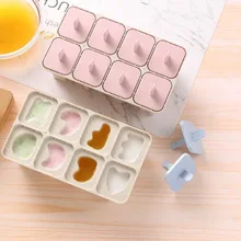 LHX пластиковые формы полостей силиконовые Морозильник Мороженое Плесень Конфеты бар делая Инструмент Сок эскимо формы HP1477 ee