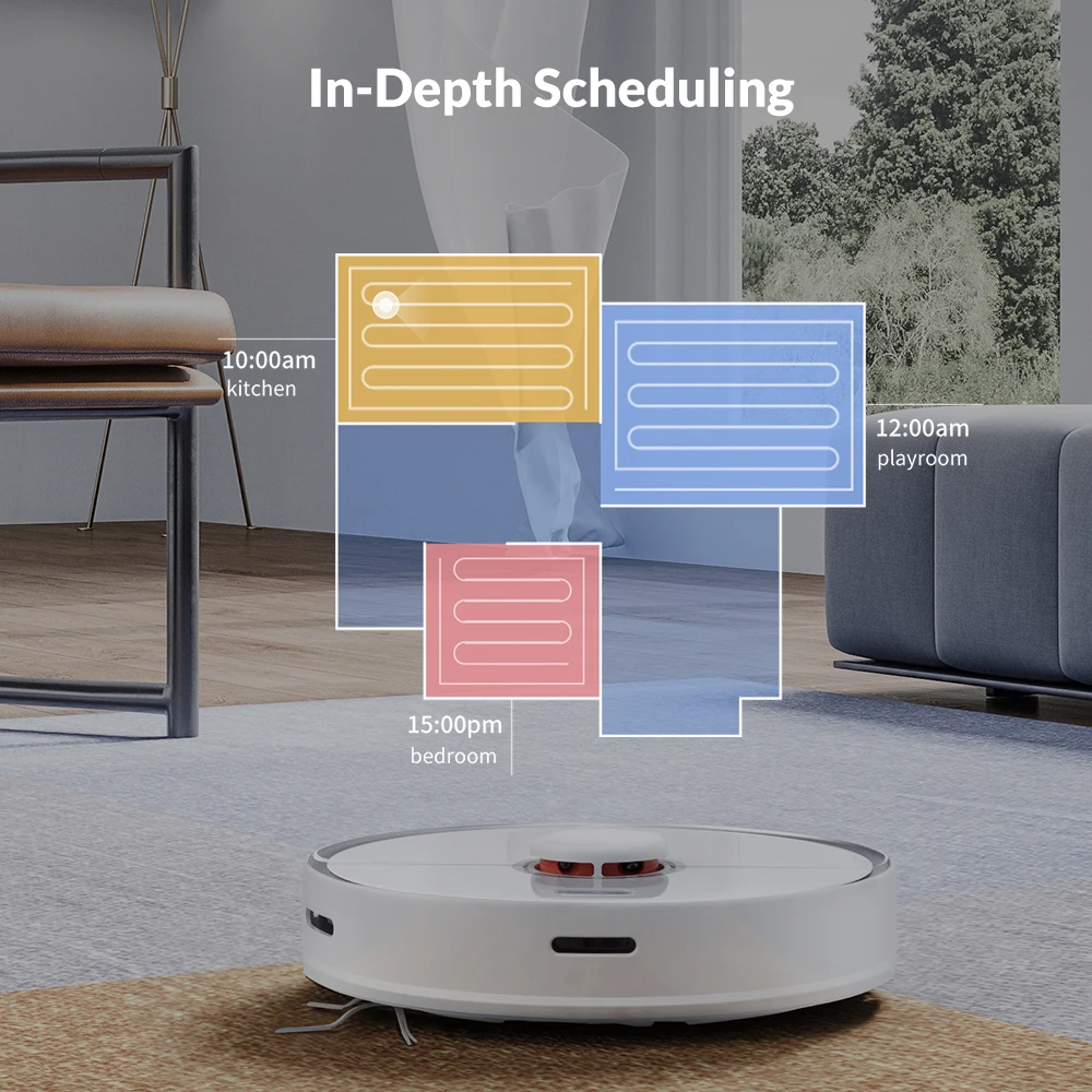 Робот пылесос Roborock S5 Max для домашней умной уборки Роботизированная очистка Mope