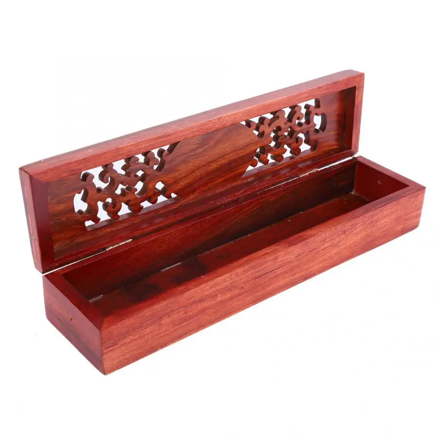 Vietnam Nanmu Chopsticks Box Lying Incense Burner Assorted Hollow Incense Box Buddhist Supply Incense Sandwood Handmade Sticks