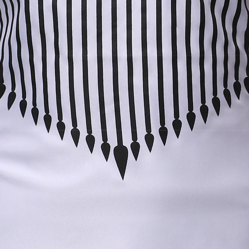 Комплект одежды для мужчин из 2 предметов белый Африканский топ и брюки с принтом