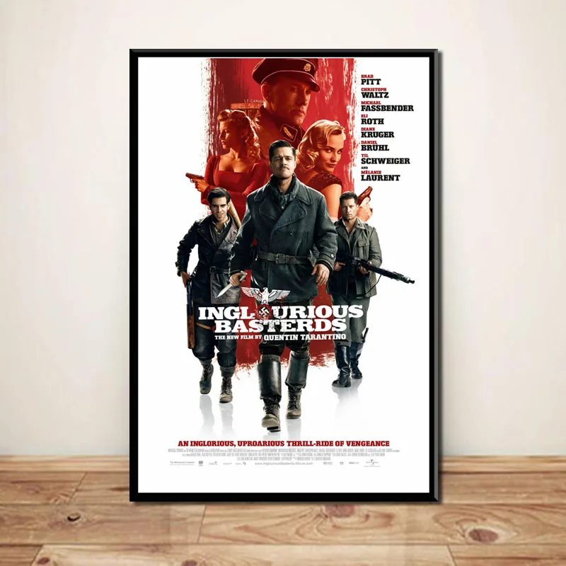 Inglourious Basterds Quentin Tarantino классический фильм винтажный Брэд Питт Художественная