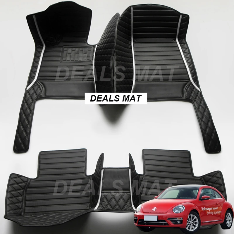 Luxe Lederen 3D Rhd Lhd Custom Auto Mat Met Zakken Floor Tapijt