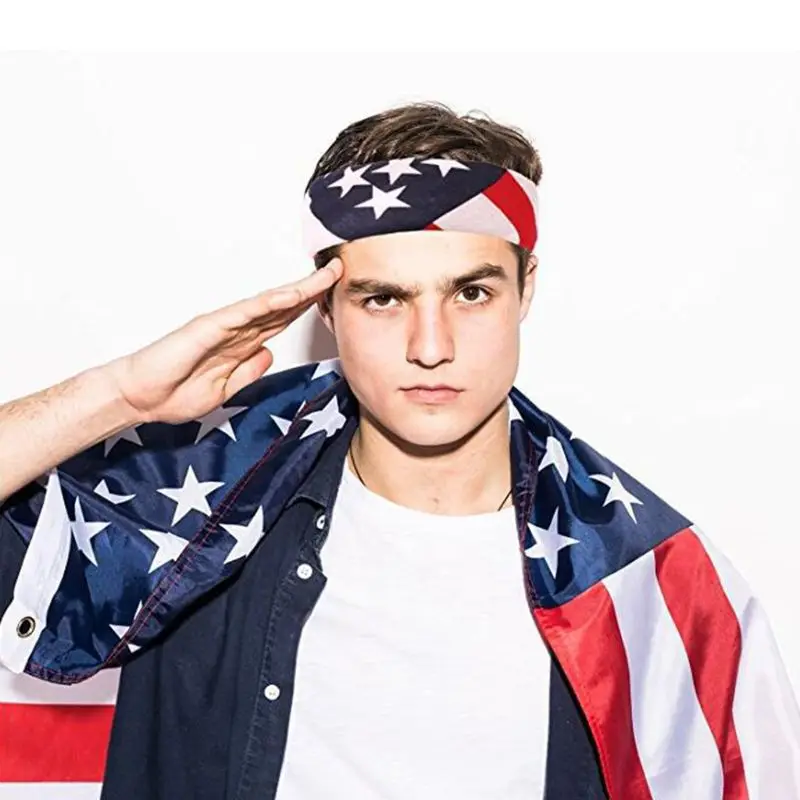Fascia con bandiera americana | Accessori per Carnevale
