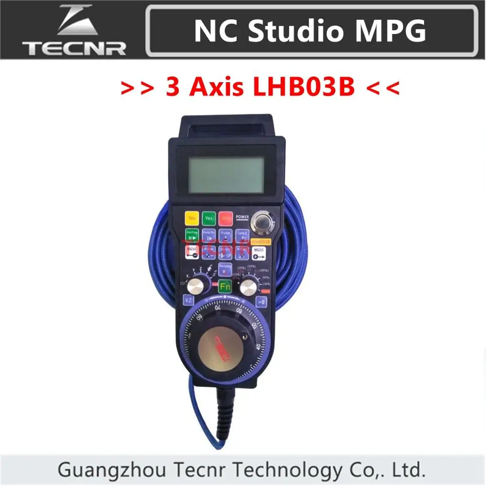 Wireless USB CNC Electronic Handwheel HB03 MPG for NCstudio Control System