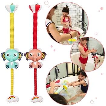 

Bath Toys Baby Water Game Elephant Model Faucet Shower Electric Water Spray Toy For Kids Swimming Bathroom Baby Toys