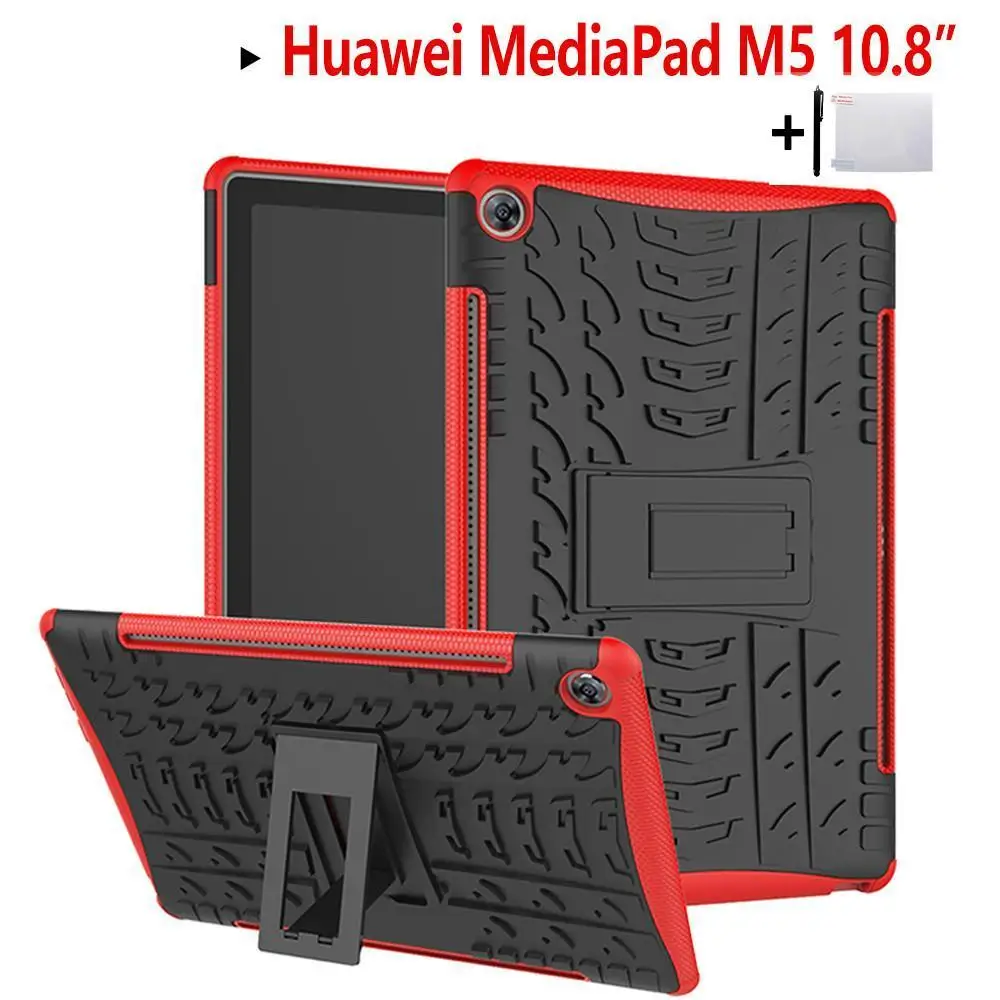 

Tablet 10.1 Case For Huawei Mediapad M5 10 10.8 pro case CMR-AL09/CMR-W09 Hybrid Armor Defender for Huawei Mediapad M5 10.8 case
