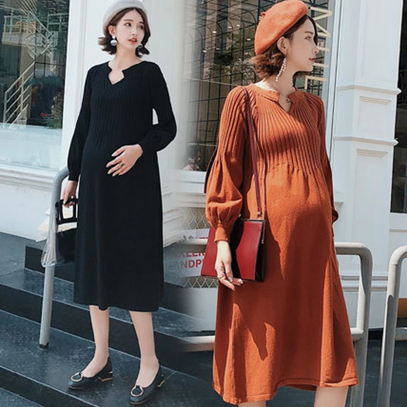 New Fashion Maternity Dress High Waist 