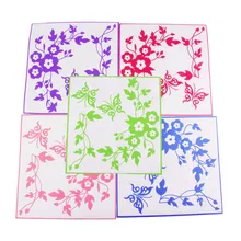 Af219 Горячая многоцветные новые бабочки цветок счастливый день наклейки украшения дома обои