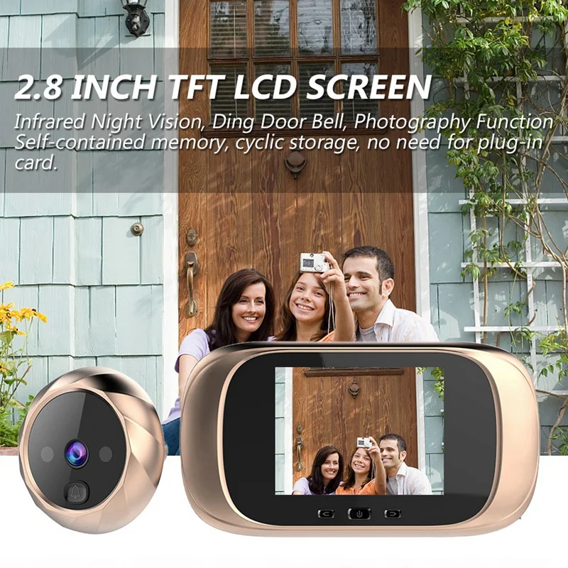 

Intelligent Visual Cat Eye Electronic Cat Eye Door Mirror Infrared Professional Home Memory Lcd Camera
