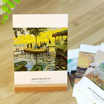 

30Pcs/Pack Claude Monet Oil Painting Postcard Vintage Monet Paintings Congratulation/Greeting Card/Wish Card/Fashion Gift