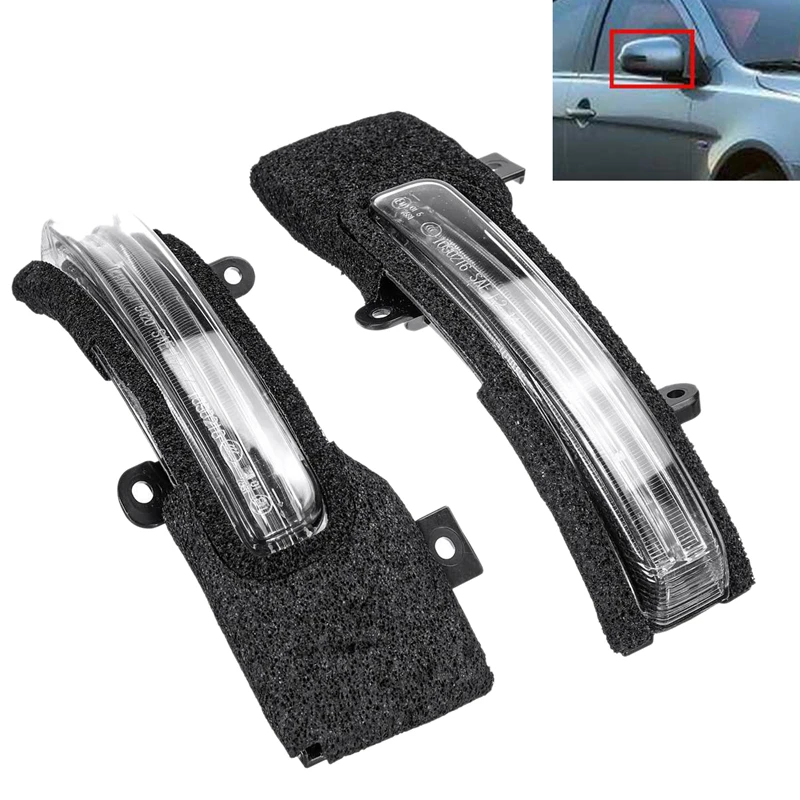 

Car Rear View Mirror Light LED Turn Signal Light for Mitsubishi Outlander 2013 2014 2015 2016 2017 2018 Lancer 2016