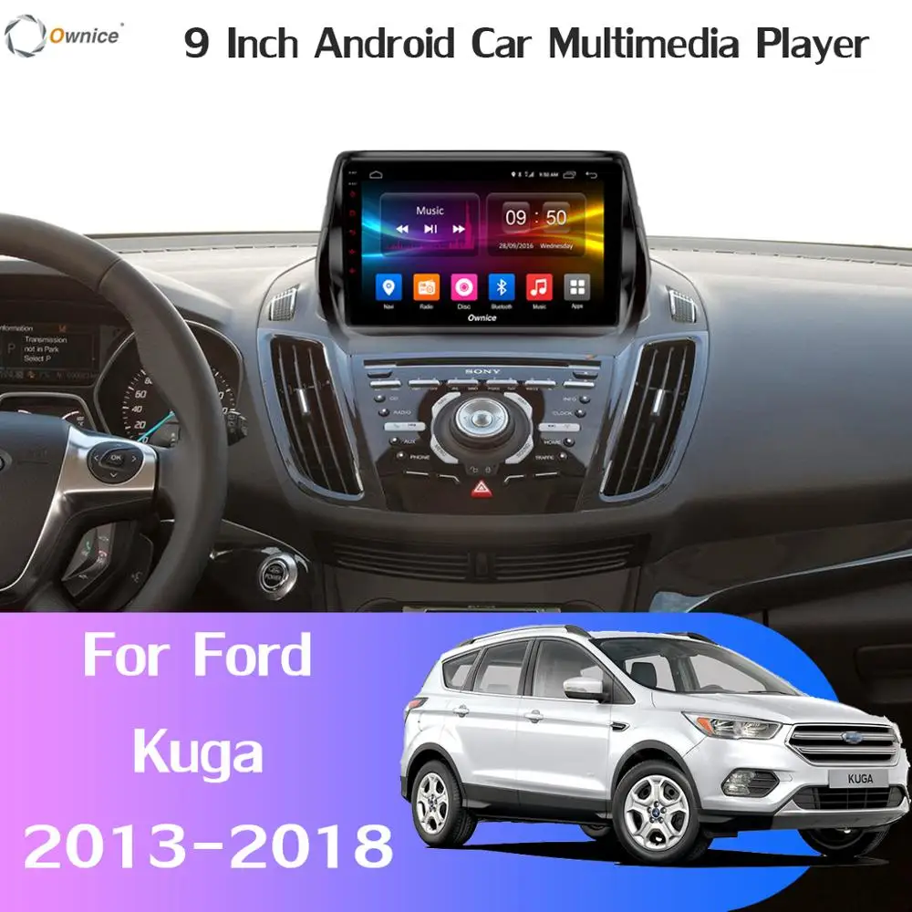 Панорамная камера 360 ° 4G SIM WiFi Android 9,0 4G+ 64G SPDIF DSP CarPlay Автомобильный плеер для Ford Kuga 2013- C-Max gps радио