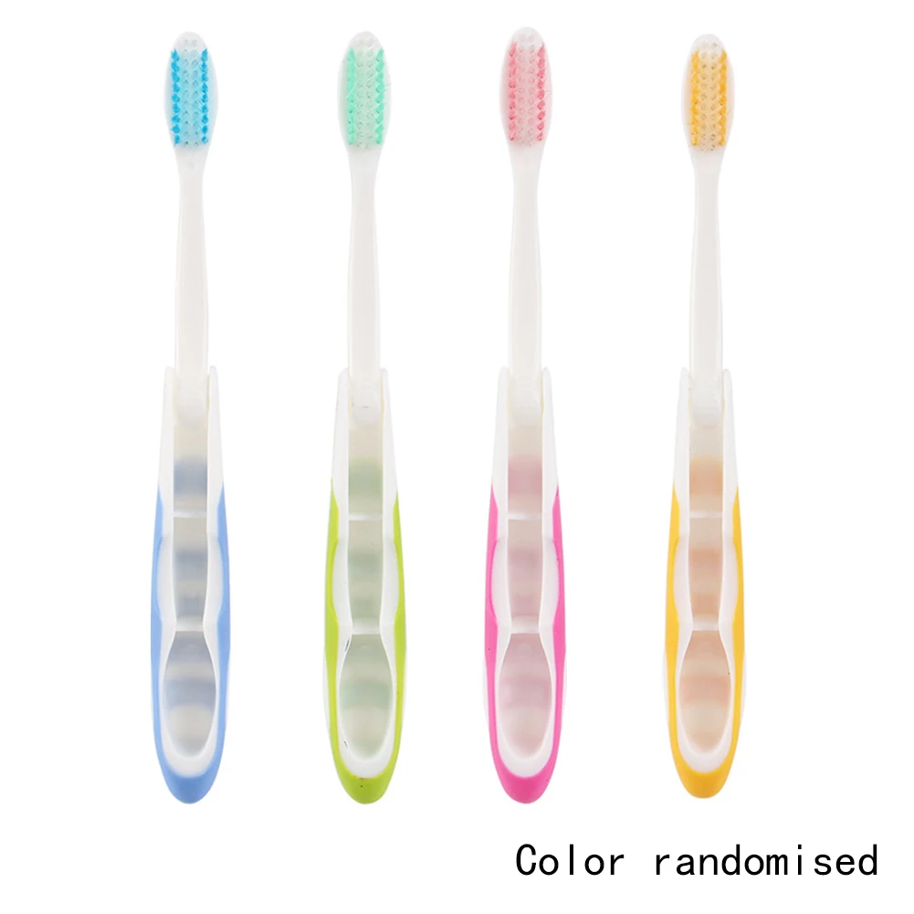 2 шт. мягкая сменная мини-зубная щетка для активного отдыха, Путешествий, Походов, Кемпинга, прочная, легкая, портативная, складная