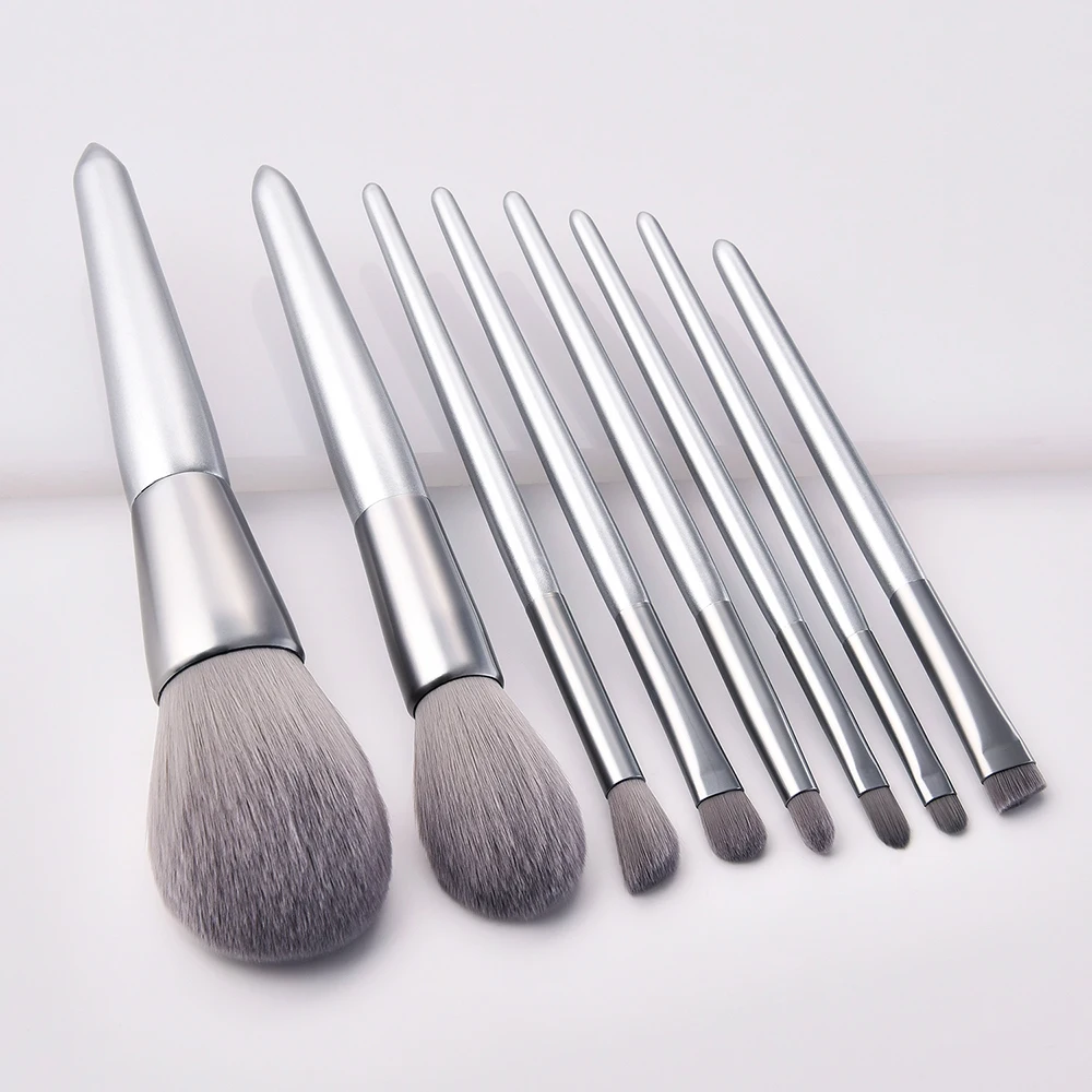 FLD 10/8pcs Makeup Brushes Set Wooden Foundation Eyebrow Eyeshadow Brush Cosmetic Brush Tools High quality makeup brush kit
