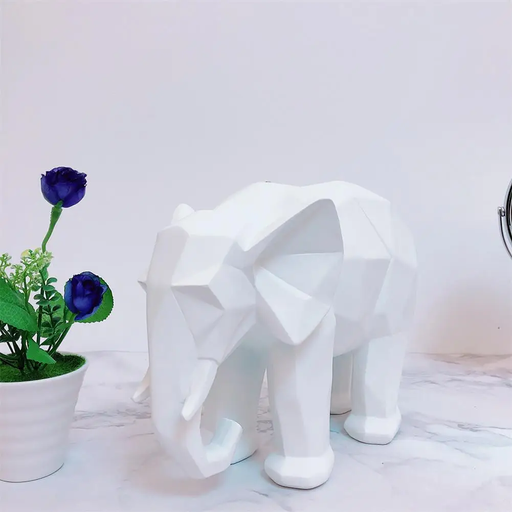 Простое полимерное украшение в виде слона фигурка животного игрушка для