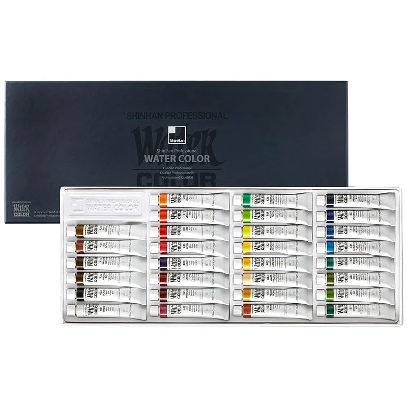 ShinHan Expert Level High-purity Transparent Watercolor Paint 30 Color/7.5ML 20 Color/12ML Aquarela Drawing Watercolor Supplies
