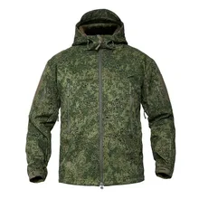 Тактическая флисовая куртка, мягкая ветрозащитная теплая куртка, военная камуфляжная флисовая куртка для охоты, кемпинга, альпинизма