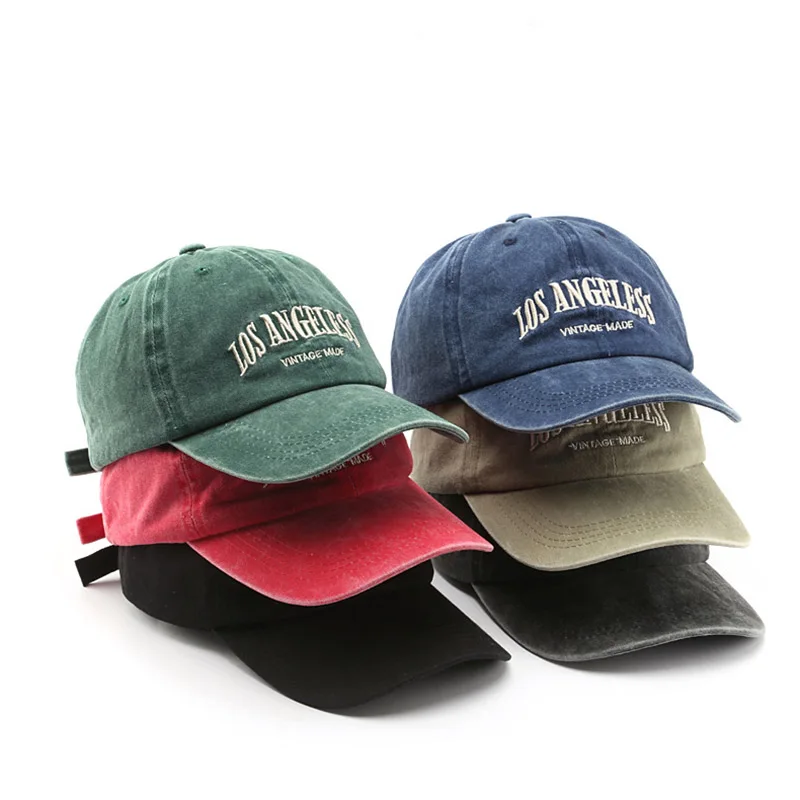 Trucker Cotton Baseball Cap For Men and Women Fashion Embroidery Hat Soft Top Caps Casual Retro Snapback Hats Unisex Hip Hop