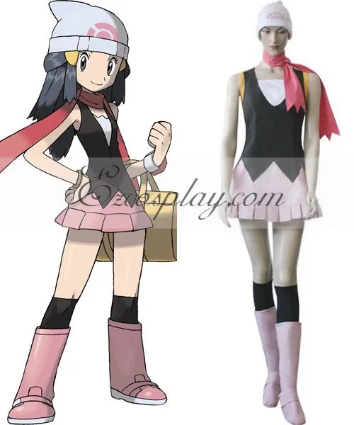 

Dawn Costume Halloween Suit Wholeset Pocket Monsters Cosplay Costume E001