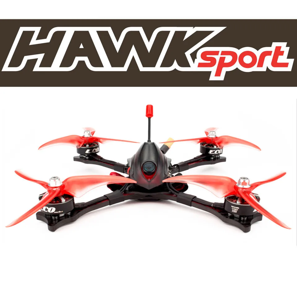 EMAX Hawk Sport 5 FPV Дрон F4 MATEKF405 Контроллер полета ECO 2207 мотор 35A 4 в 1 ESC CADDX Micro F2 камера PNP BNF