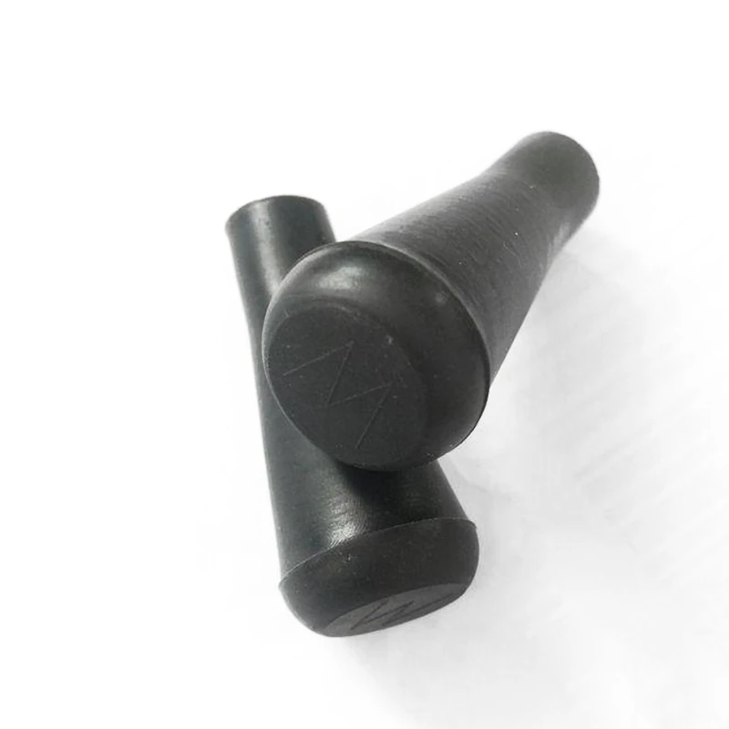 6/8mm Stump Arrow Tip Black 6PCS Archery Soft Blunt Broadheads Practice Tool