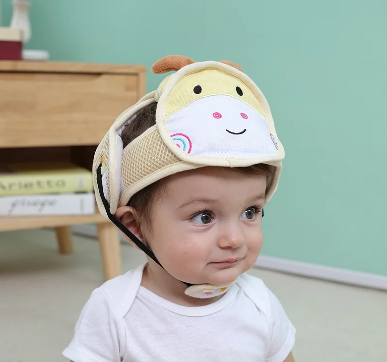 KD_  Infant Baby Toddler Safety Head Protection Helmet Kids Hat For Walking Br 