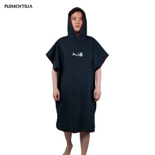 Pui men tiua, мужской халат, пончо с капюшоном, многоцветная, Абсорбирующая, быстросохнущая, для плавания, короткий рукав, свободная накидка, сменный Халат