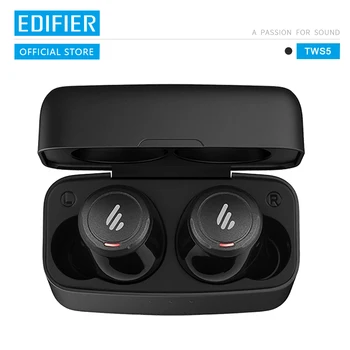 

EDIFIER TWS5 Bluetooth V5.0 TWS Earbuds aptX audio decoding IPX5 Waterproof Touch control bluetooth earphone wireless earphones