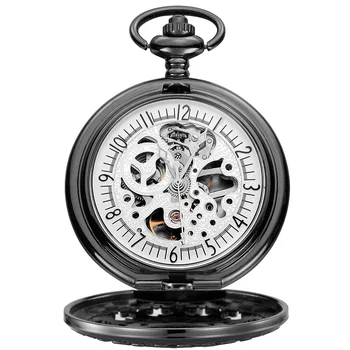 

New Men's Watch Hand Wind Mechanical Pocket Watch Xmas Gift Reloj de los hombres OYW-P09