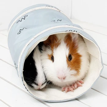 

Small Guinea Pig Hamster Toy Tubes Tunnels Spring Hamster Cage House Single Channel Chinchillas Hamster Tunnel Warm Toy