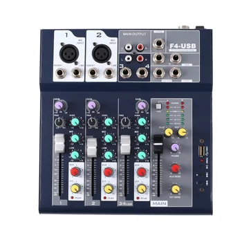 

CCX-F4 4-channel mini mixer with USB Bluetooth audio mixer