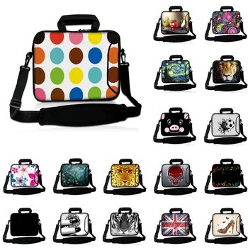 

Laptop Bag Neoprene Carry Case For 10 12 13 14 15 17 15.6 13.3 Inch Computer PC Shockproof 11.6 Chromebook Messenger Funda Cover