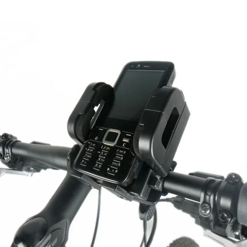 

Black Mobile Phone Navigation Holder Cycling MTB Road Bike Bicycle Handlebar ABS