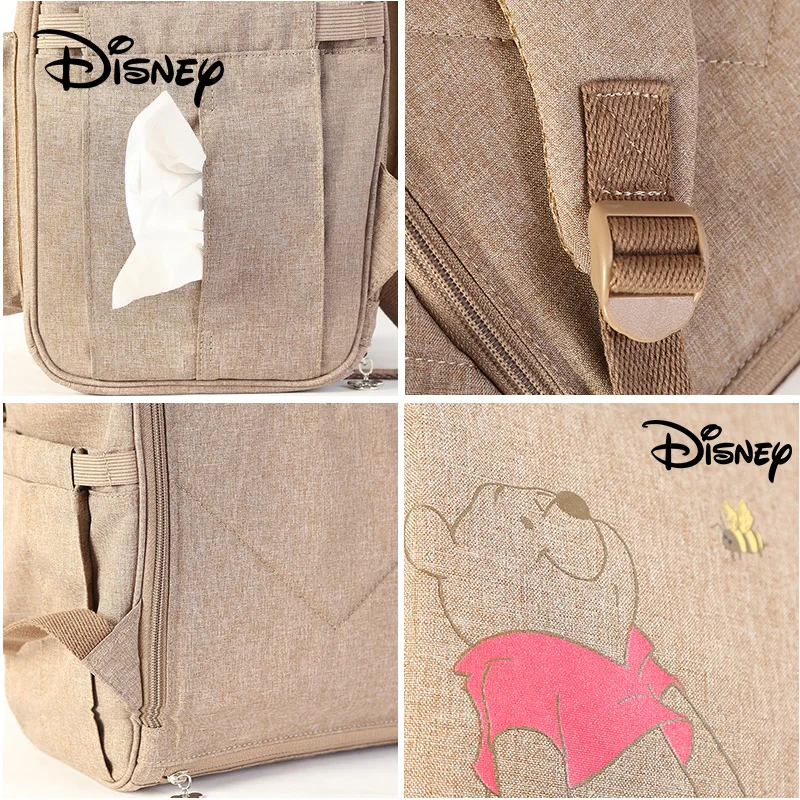 Disney Детская сумка для подгузников подгузник usb сумки для коляски уход за ребенком мумия рюкзак изоляционная сумка mochila Микки bolsa maternidad