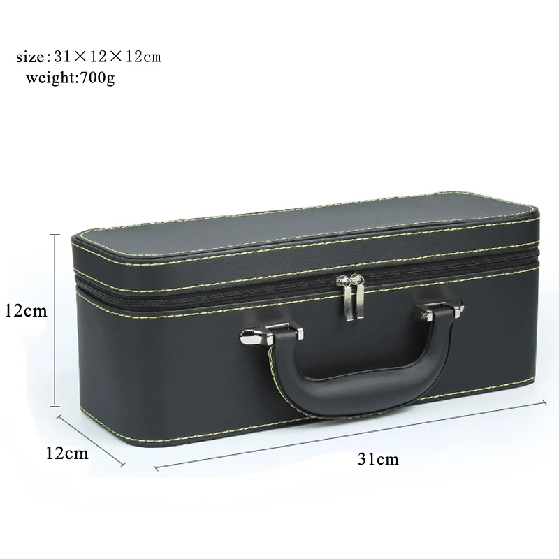Top Luxurious Purple Leather Detachable 15pcs Bracelet Ring Jewelry Organizer Box Portable Travel Storage Box Suitcase Available