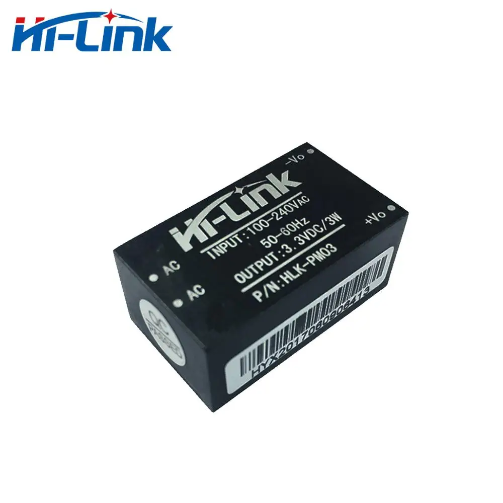 Free shipping 2pcs lot Hi link HLK PM03 AC DC 220V to 3 3V Step Down