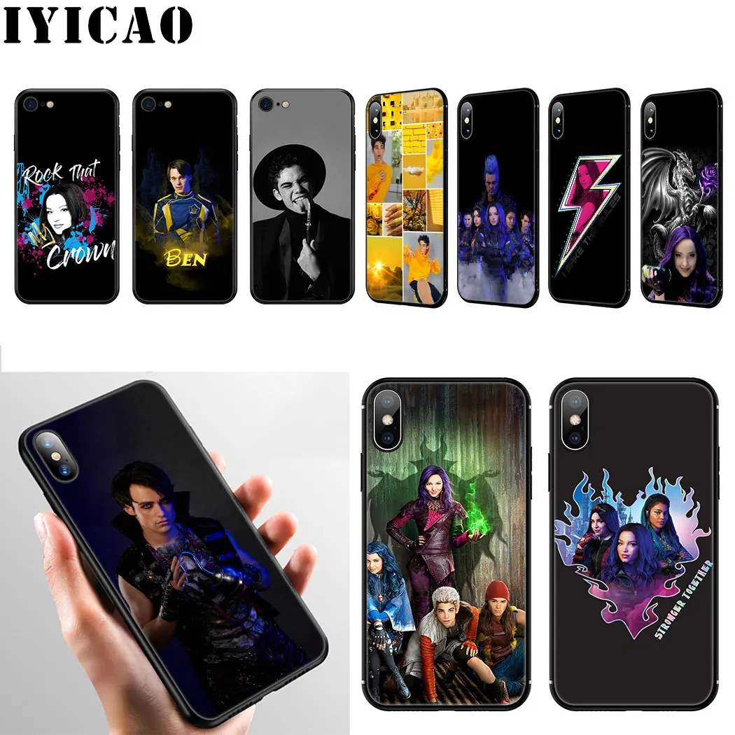 

IYICAO Descendants 3 Cameron Boyce Soft Silicone Case for iPhone 11 Pro Max XR X XS Max 6 6S 7 8 Plus 5 5S SE Phone Case
