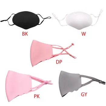 

Adult Kids Space Fiber Ice Silk Mouth Mask Breathable Dustproof Anti-Haze Outdoor Cycling Sunscreen Washable Face Cover