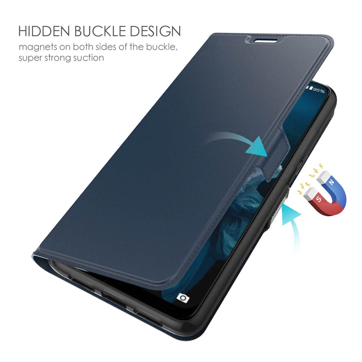 Для Oukitel C16 C17 Pro Чехол из искусственной кожи флип-чехол с подставкой Чехол с карманом для всего тела с держателями для карт для Oukitel C16 Pro Чехол