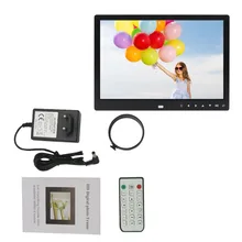 Фоторамка 12 дюймов электронное изображение настенные часы календарь пульт дистанционного управления Встроенный динамик разрешение 1280*800