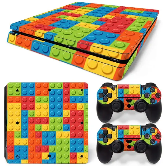 5572 Для PS4 тонкая консоль и контроллеры наклейки для ps4 тонкая кожа Наклейка для ps4 тонкая виниловая наклейка - Цвет: 5572