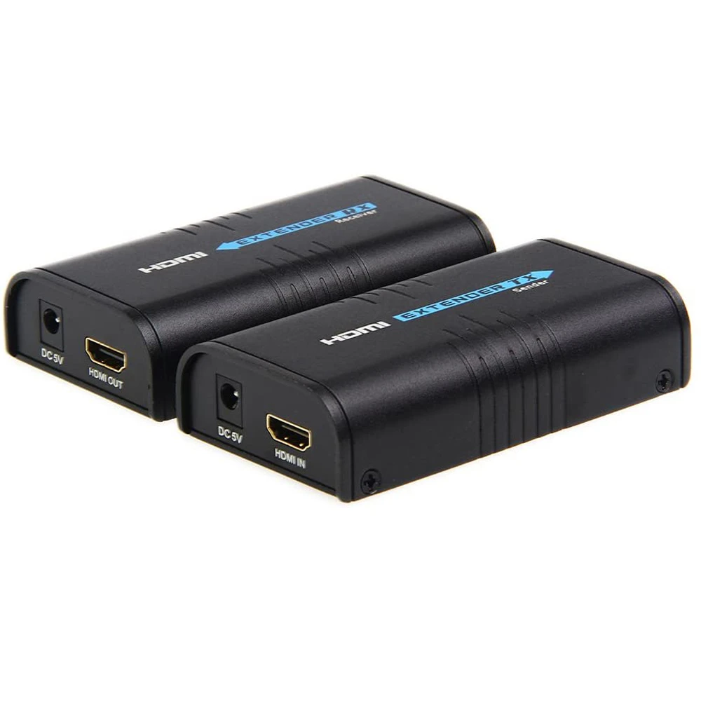 ---Support 1 Transmitter N receivers/Support 7x24 Hours of Continuous Work LKV373A V4.0 1080P 120m HDMI Network Extender Over CAT5/5E CAT6 