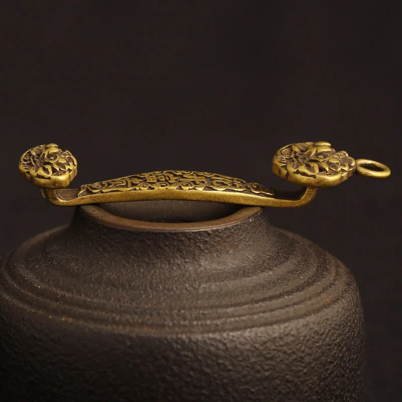 brass ruyi keychain pendants (5)