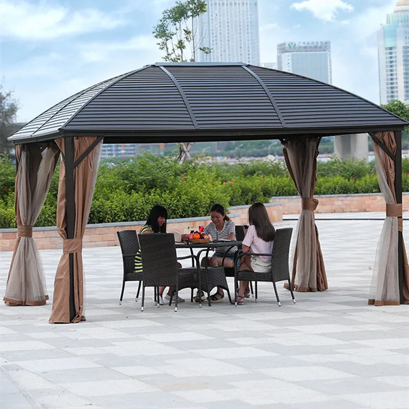 3x4meter Curved Metal Roof Hard Top 