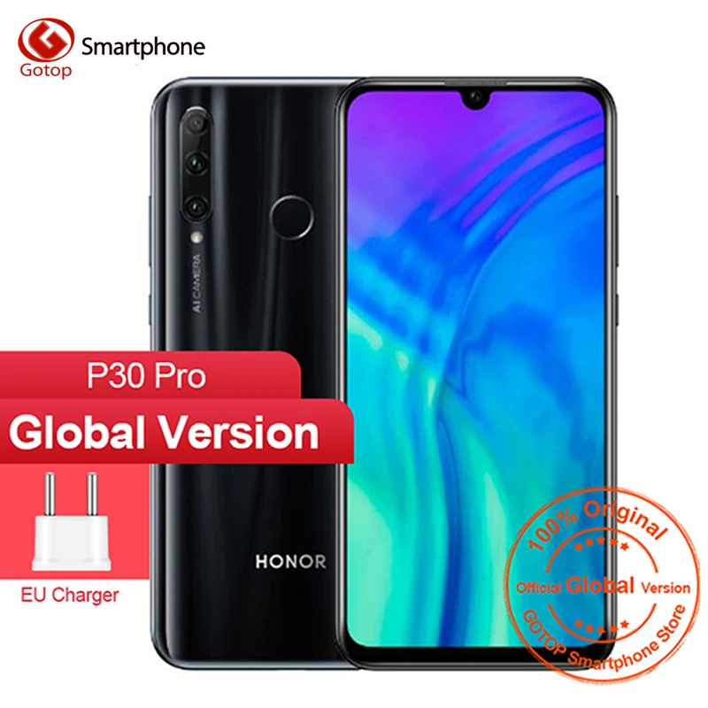 Глобальная версия huawei P30 Pro мобильный телефон 6 47 ''полноэкранный OLED Kirin 980