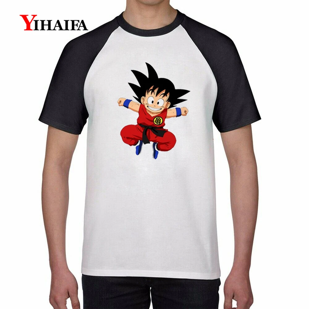 

Summer Mens T Shirts 3D Dragon Ball Z Kid Goku Son Graphic Tees Anime Tee Tops Casual Unisex O-Neck T-shirt