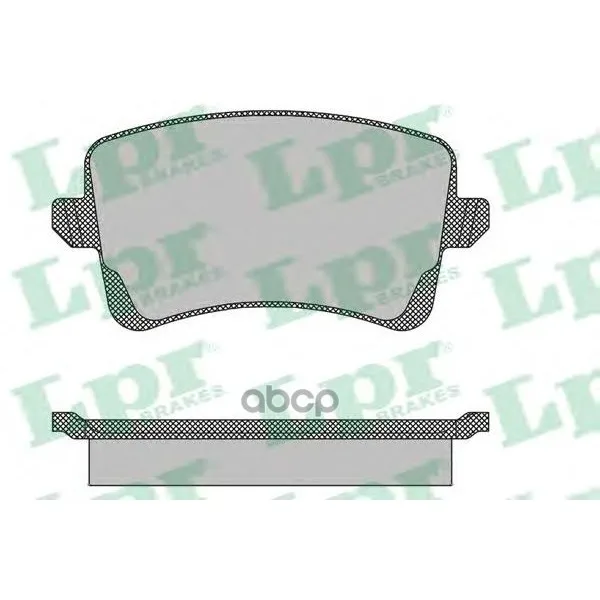 Колодки Тормозные Audi A4/A5/Q5 1.8-3.2 07- Задние Lpr 05p1489 Lpr арт. 05P1489
