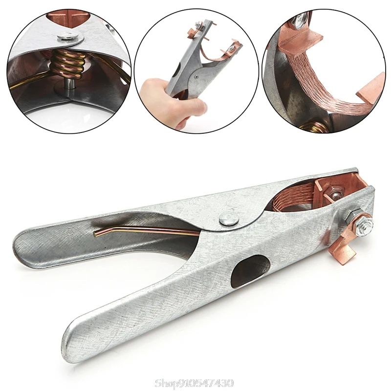 Welding Manual Welder Earth Ground Cable Grip Clip Clamp 300A D03 20