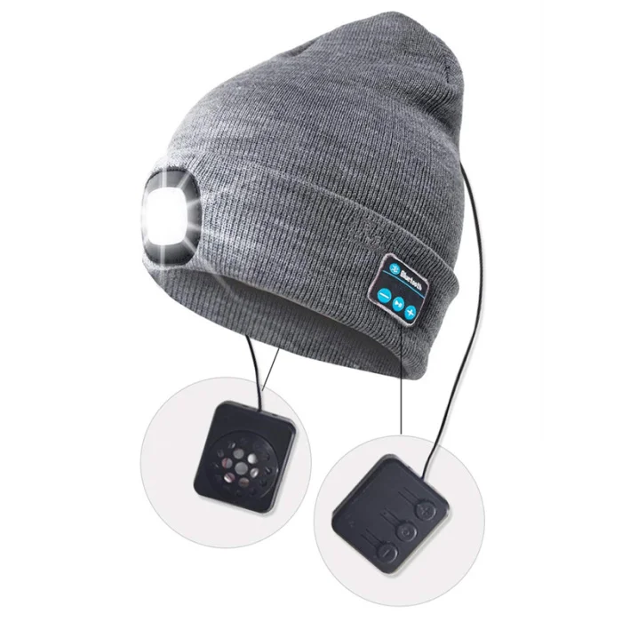 Bluetooth светодиодный вязаная шапочка со встроенными стерео динамиками вязаная шапка для кемпинга бега рыбалки X85